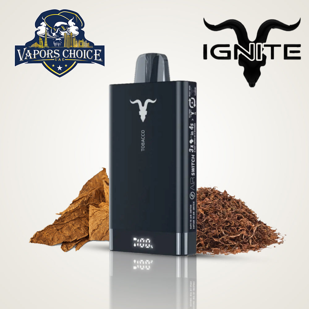 IGNITE V150 (20 & 50mg) 15000 PUFFS - DISPOSABLE VAPE Tobacco UAE Al Sharjah